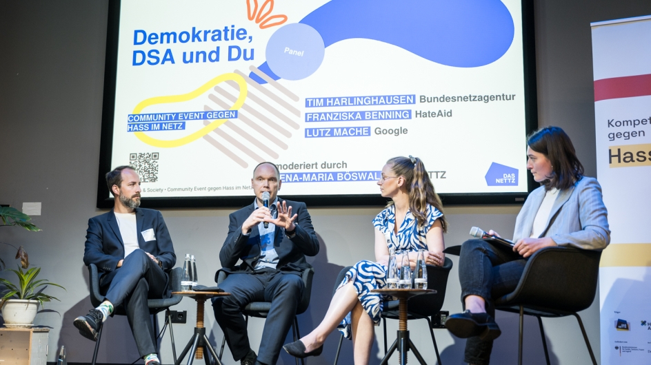 Community Event gegen Hass im Netz zum Thema „Screens & Society“ am 13. und 14. Mai 2024 im bUm Berlin