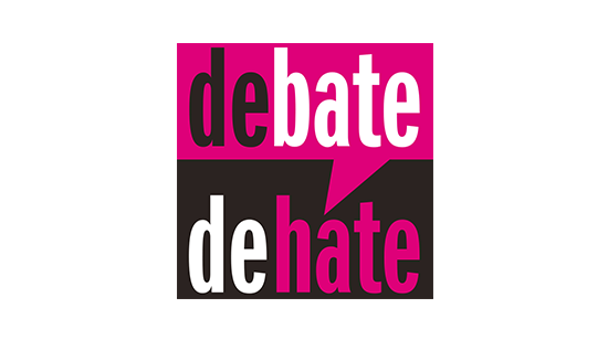 Logo Debate//De:hate